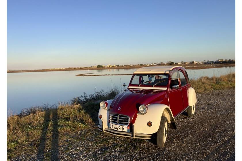 2CV couché de soleil