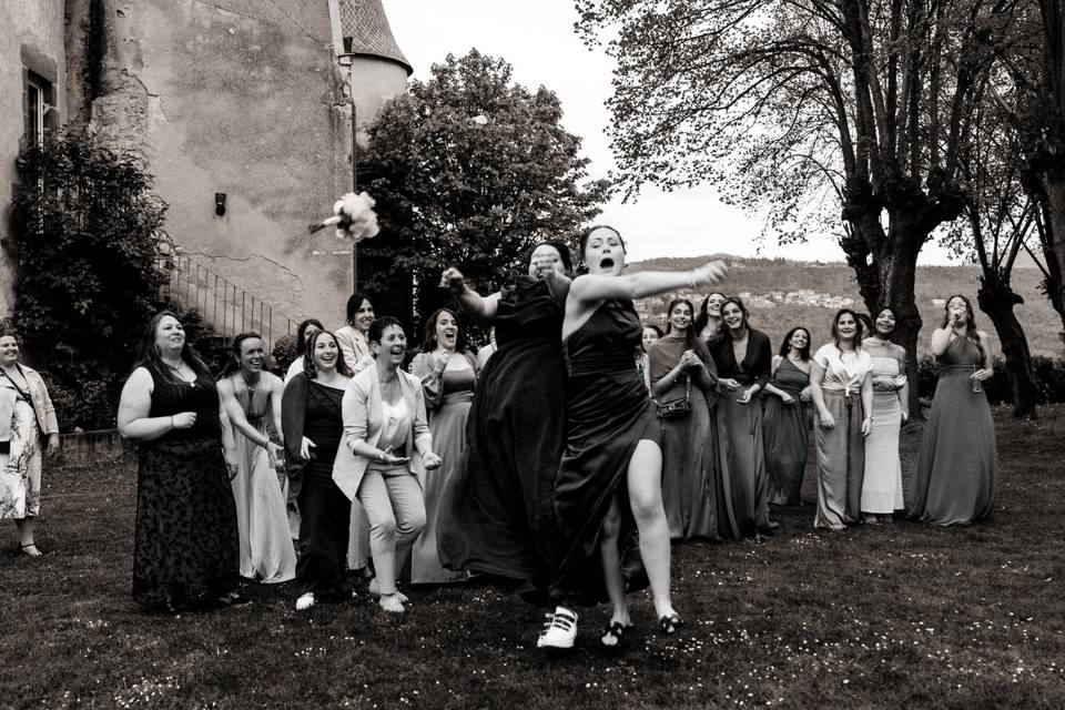 Le bouquet de la marié