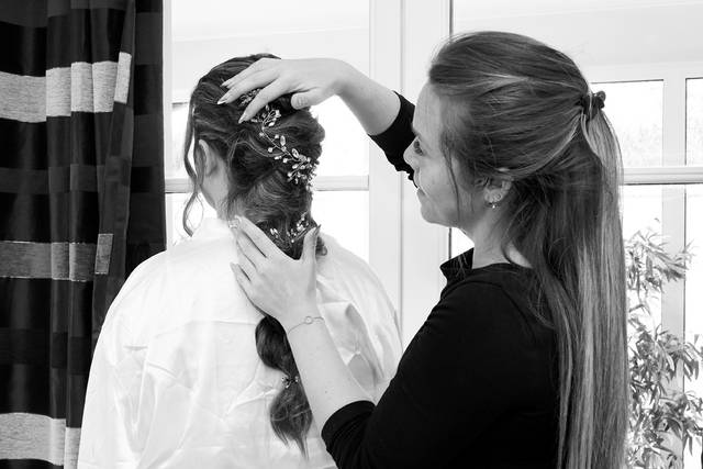 Coiffure de la mariée
