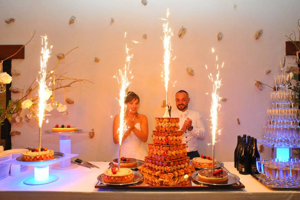 Wedding cake/feu d'artifice