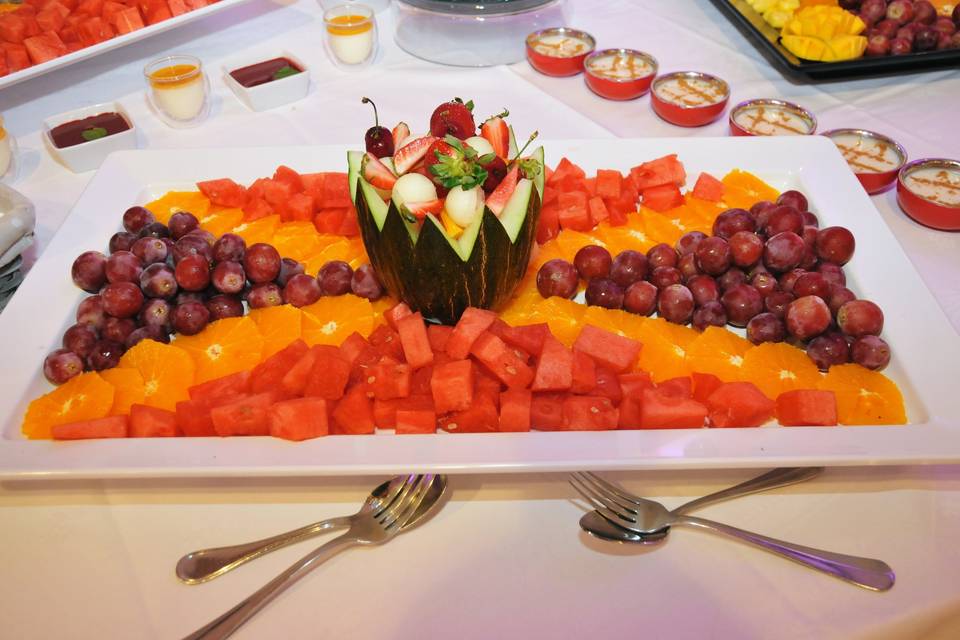 Brochettes de fruits