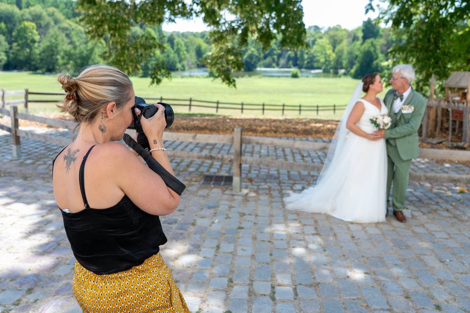 photographe portrait exterieur couple pont