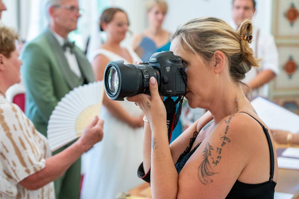 profil gros plan photographe