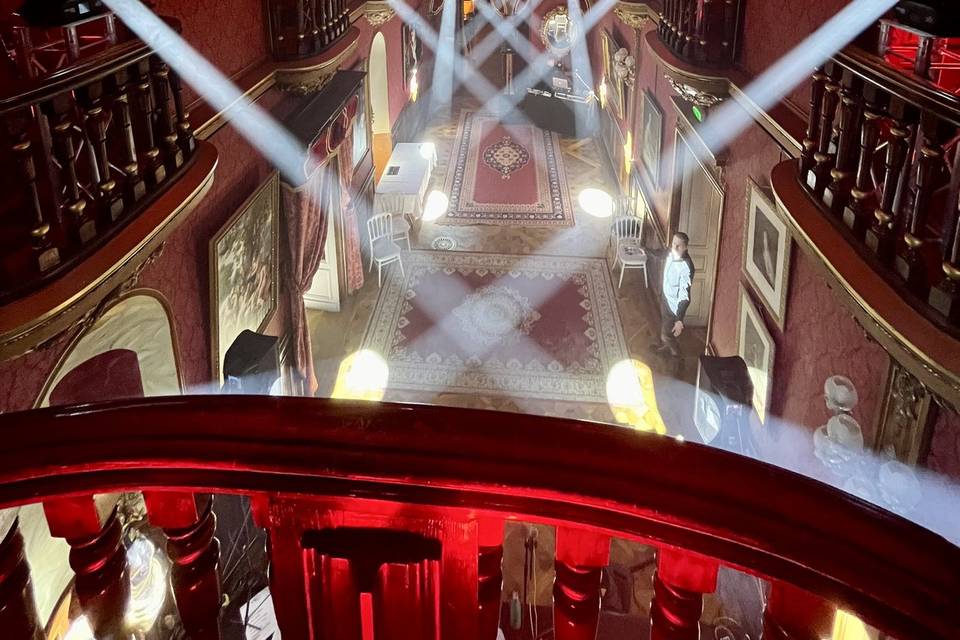 Mise en lumière de château