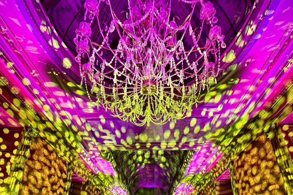 Mise en lumière de château