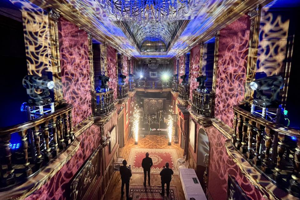 Mise en lumière de château