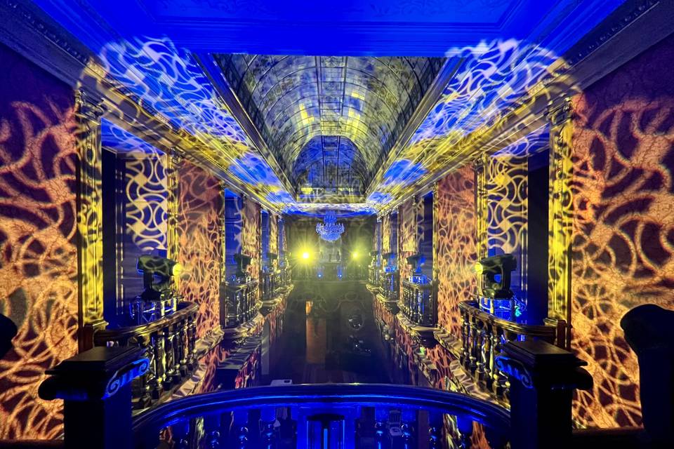 Mise en lumière de salle