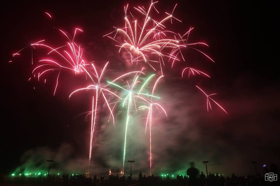 Grand spectacle pyrotechnique