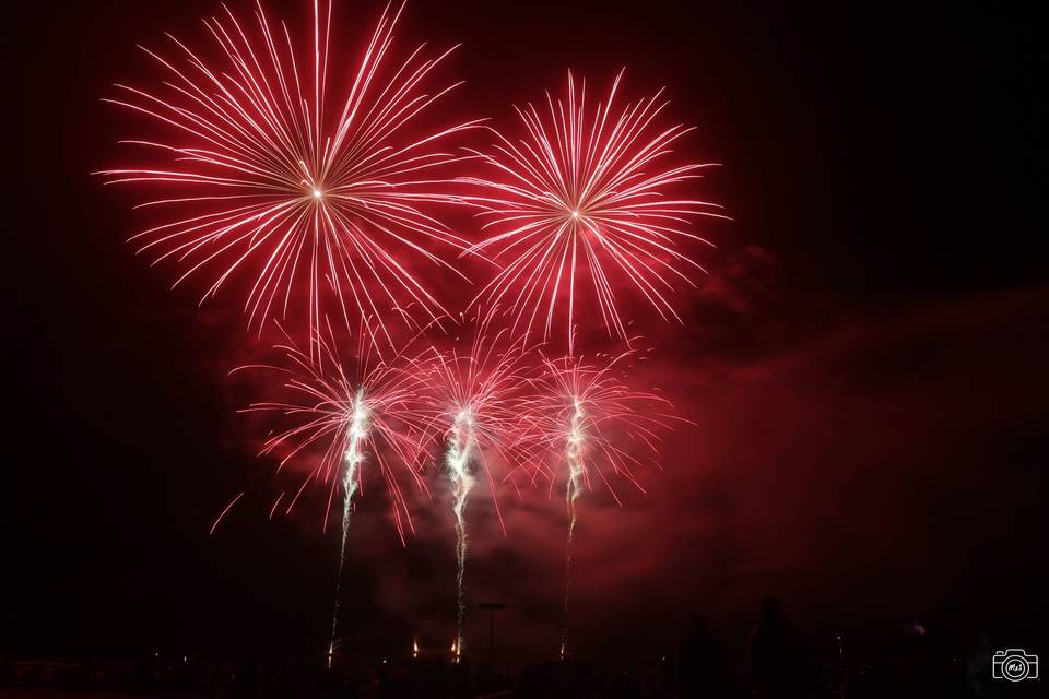 Grand spectacle pyrotechnique