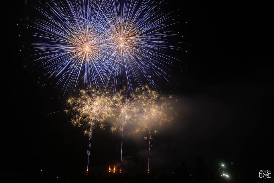 Grand spectacle pyrotechnique