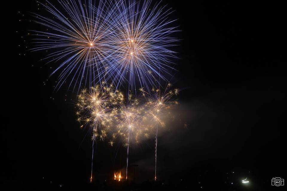 Grand spectacle pyrotechnique