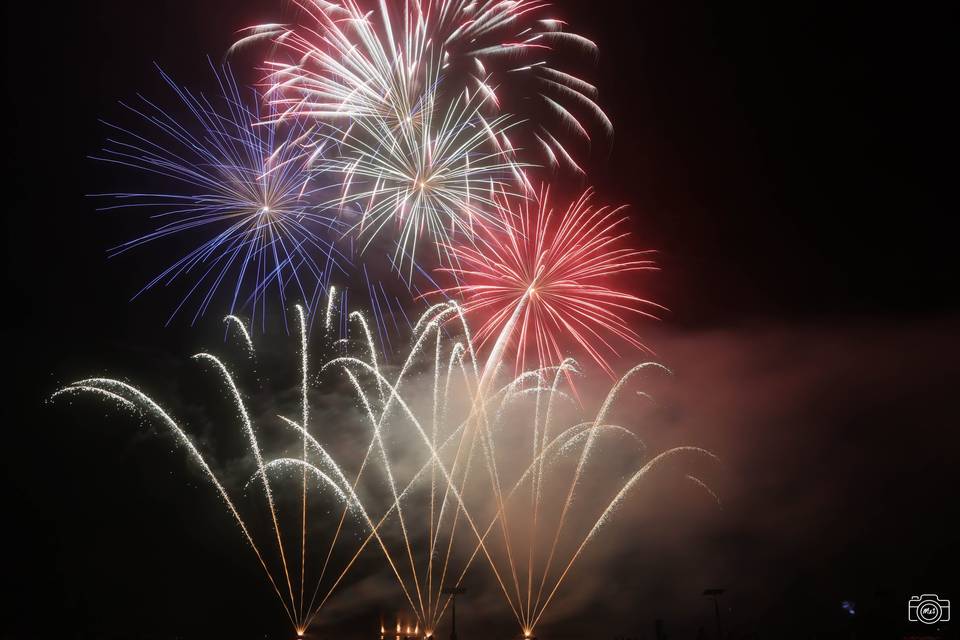 Grand spectacle pyrotechnique