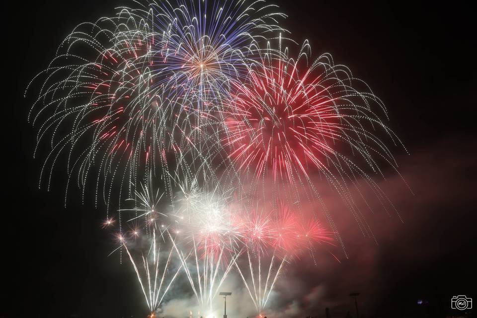 Grand spectacle pyrotechnique