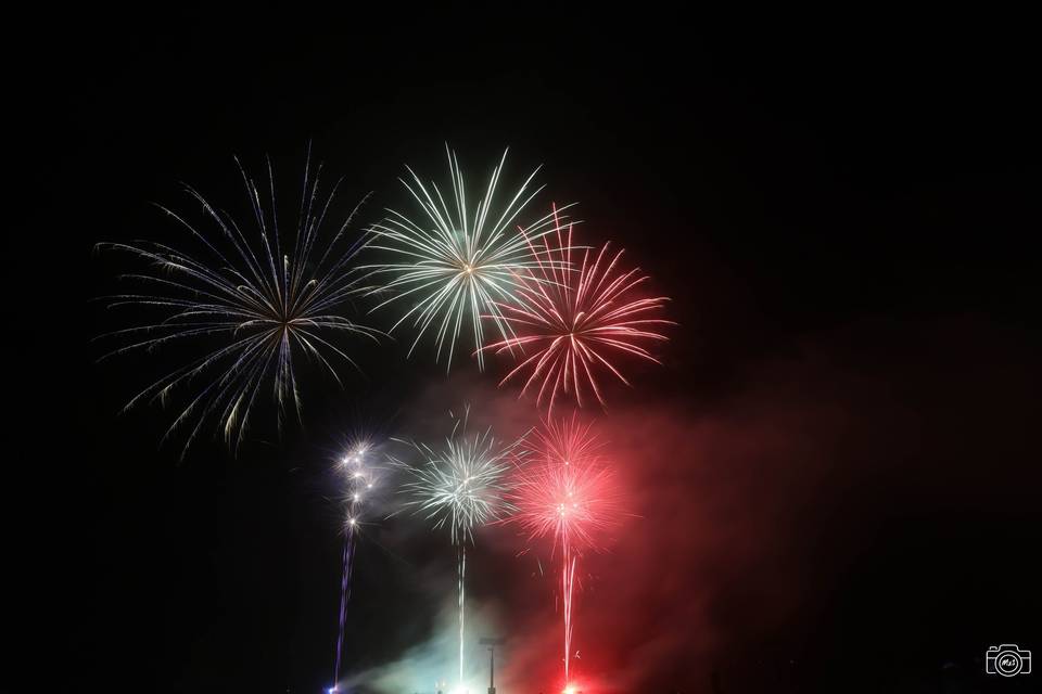 Grand spectacle pyrotechnique