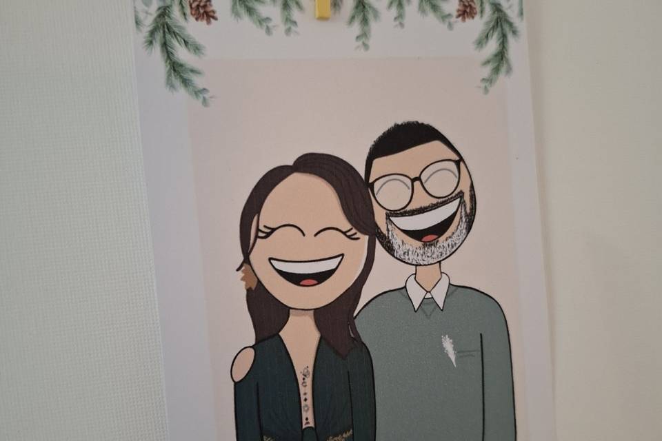 Portraits illustrés