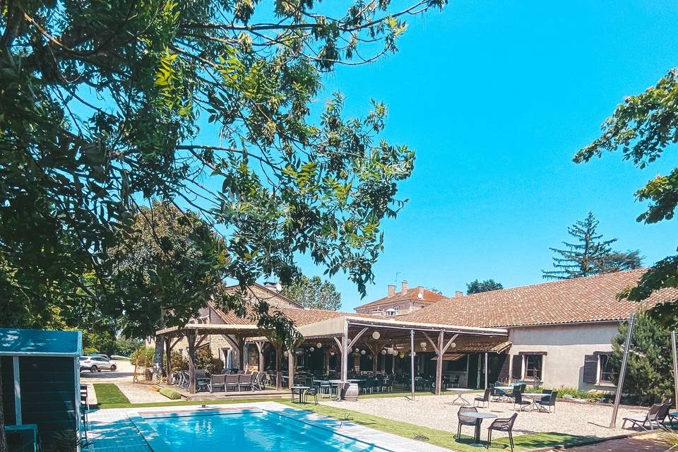 Terrasse piscine