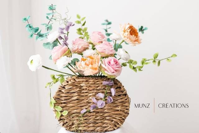 Fleurs en pâte à sucre