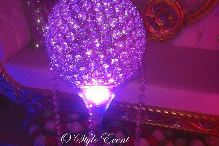 Boule de diamant lumineuse