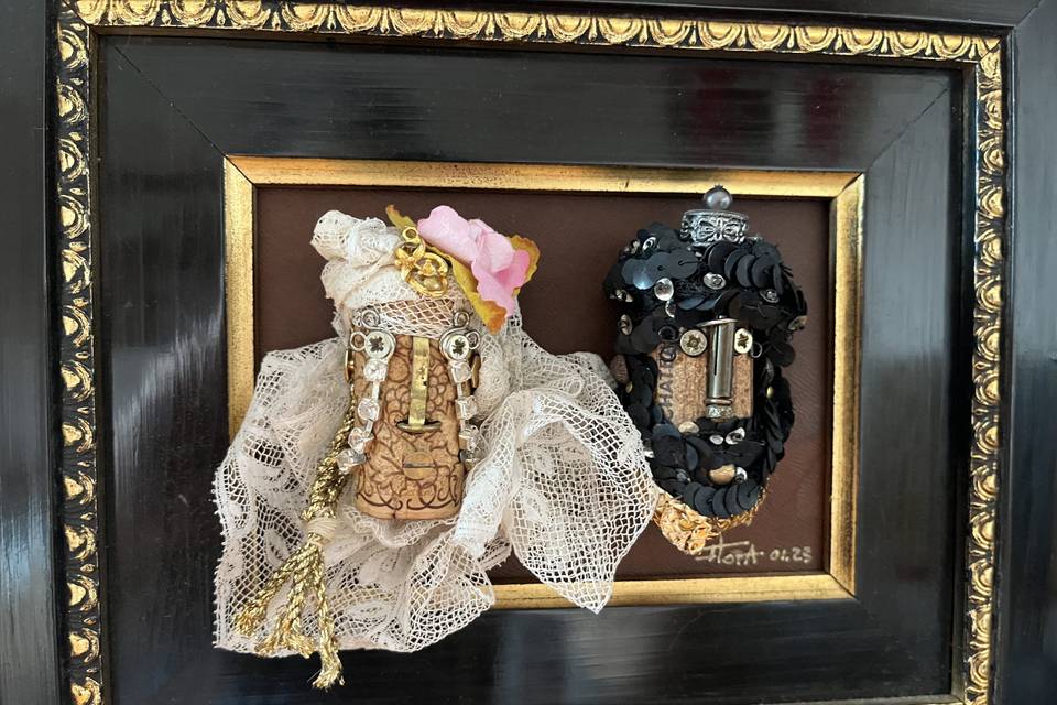 'Zhora et Kassim' 28x24cm