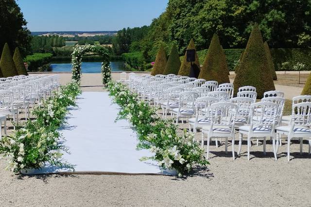 Mariage château : allée