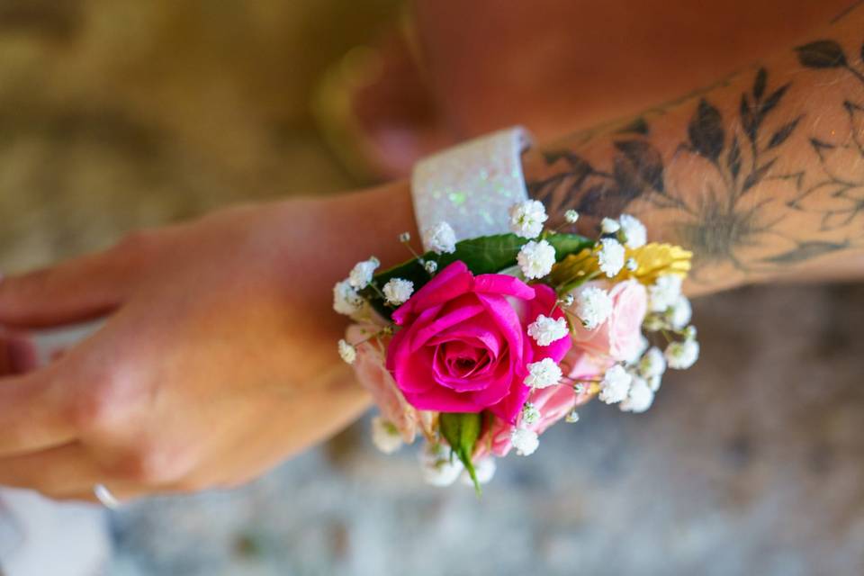 Rose doré : bracelet