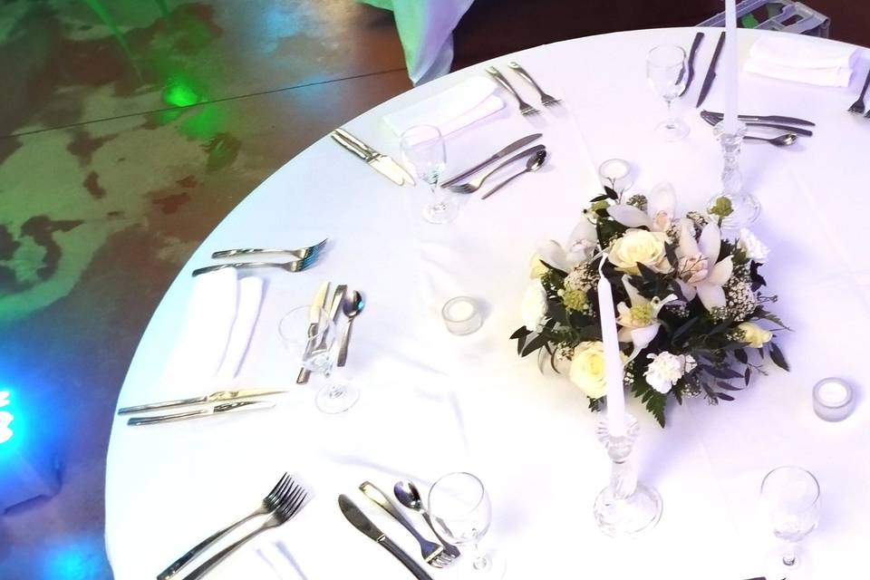 Table orchidée