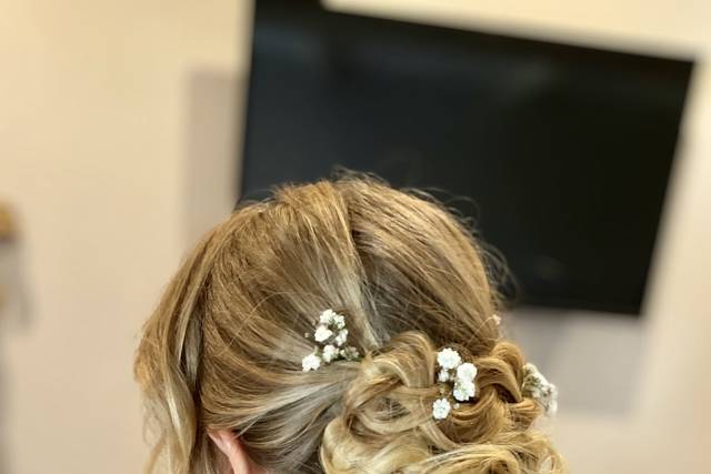 Coiffure mariée bohème