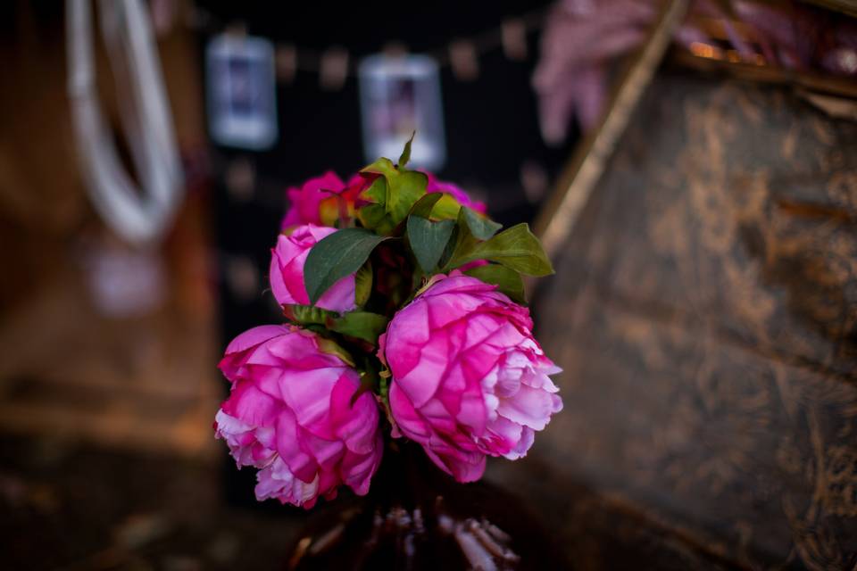 Un bouquet coloré et vif