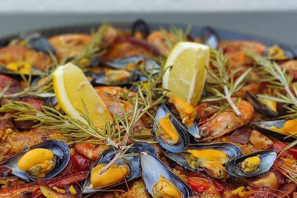 Traiteur paella réception