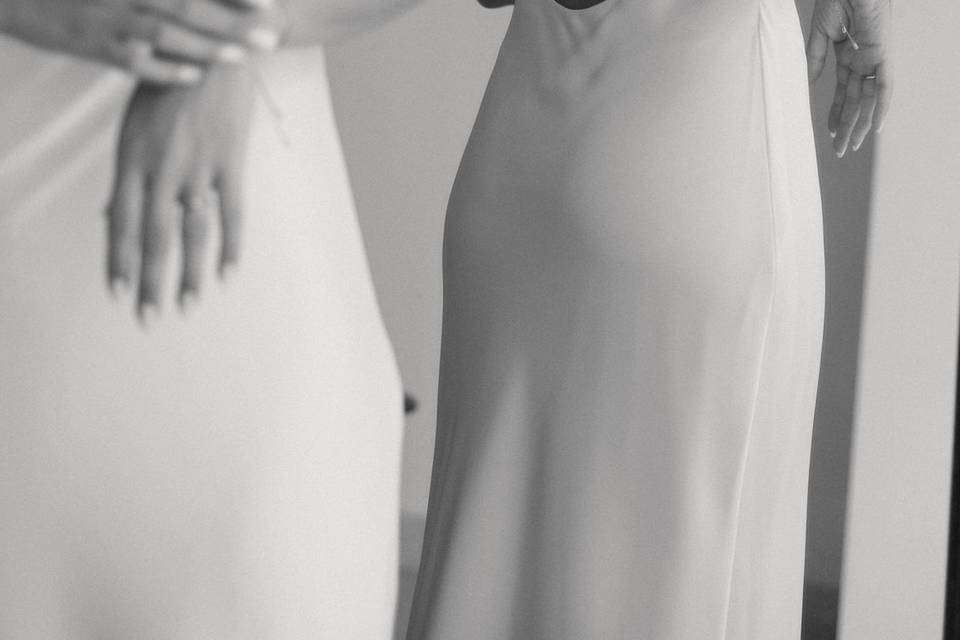 Mariée V robe Haku