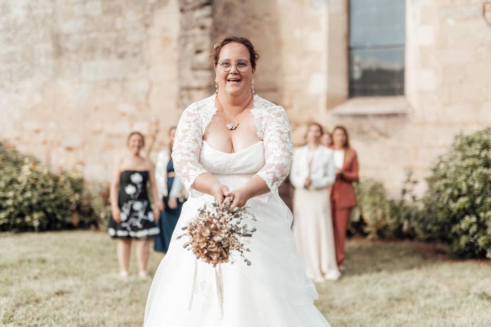 Le lancé du bouquet