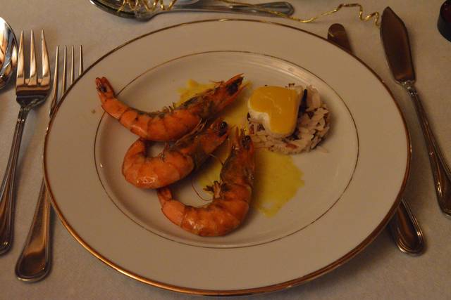 Gambas flambées
