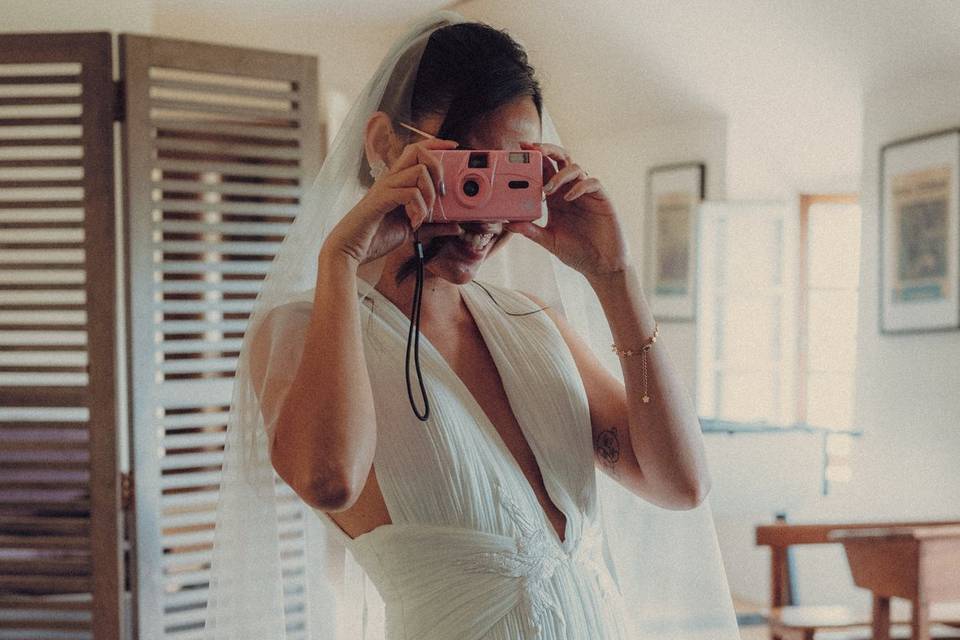 Mariage polaroid