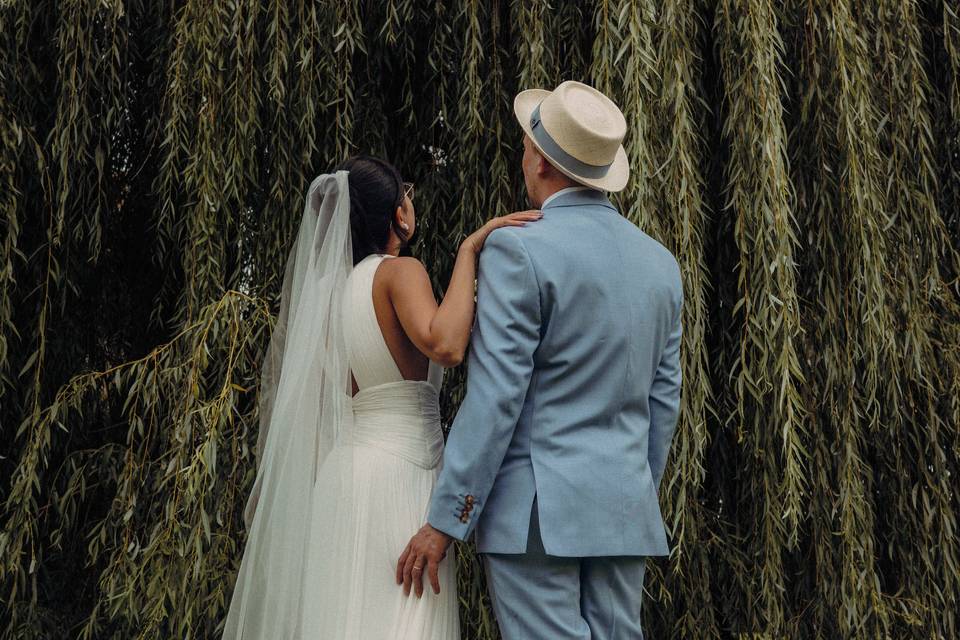 Mariage saule pleureur