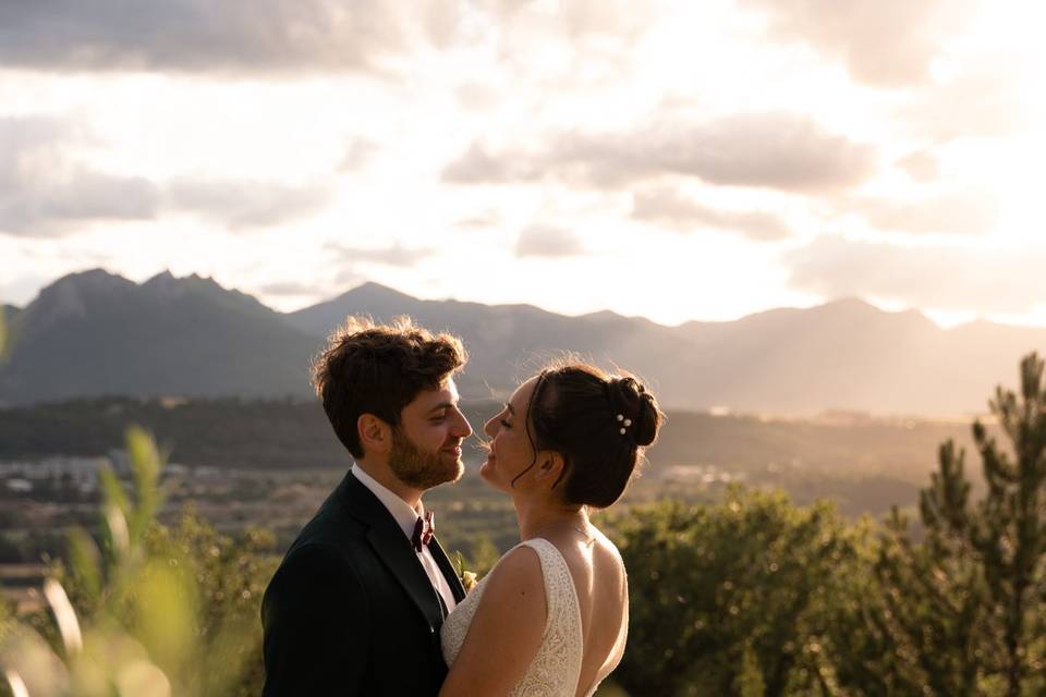 Couple champs mariage