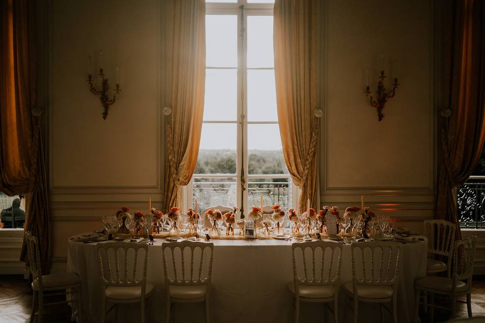 Déco mariage chateau