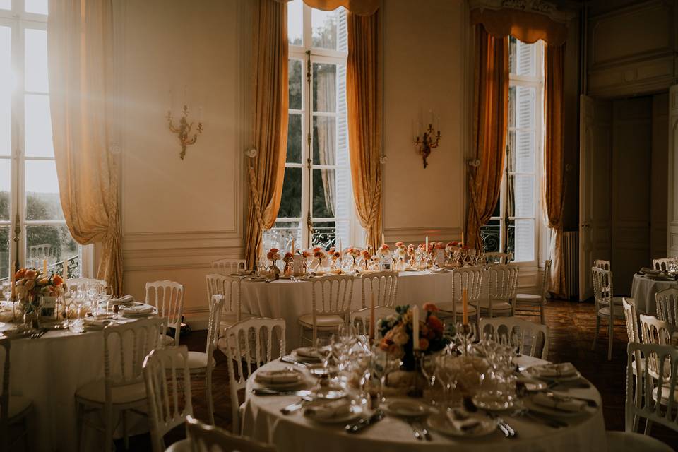 Déco mariage chateau
