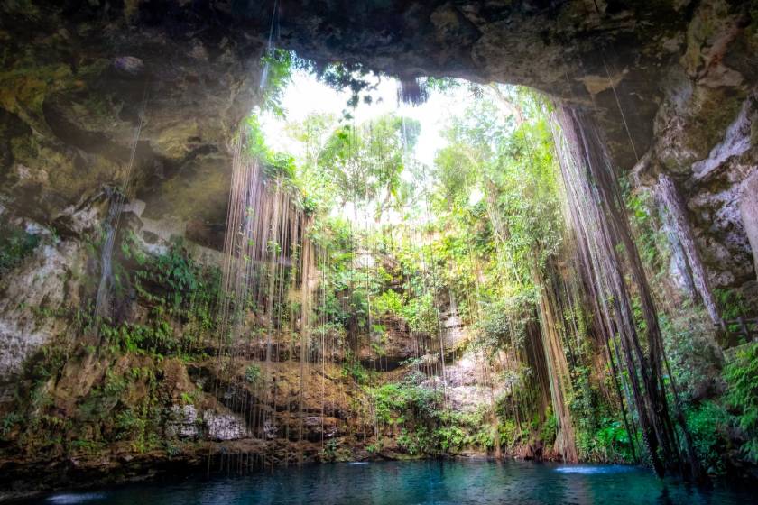Cenote au mexique