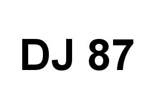 DJ 87 logo bon