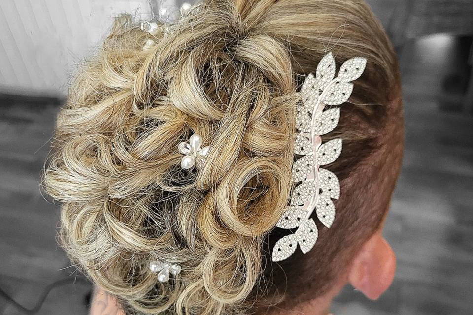 Coiffure de la mariée