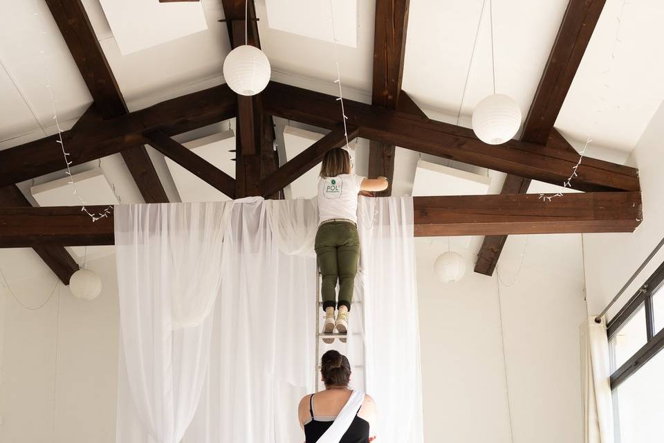 Décoration mariage blanche