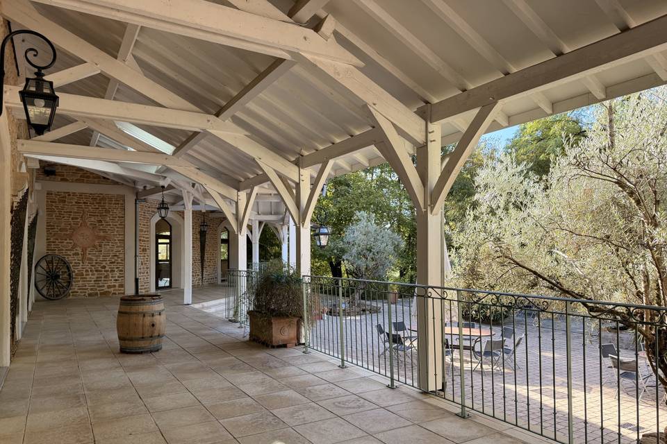 Terrasse couverte