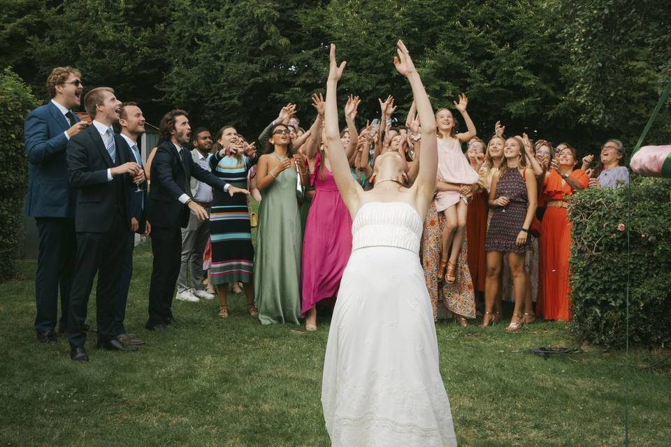 Lancé du bouquet !