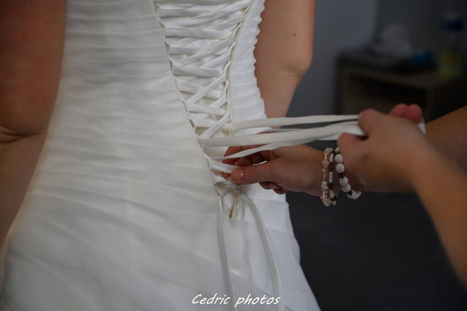 Preparation de la mariée