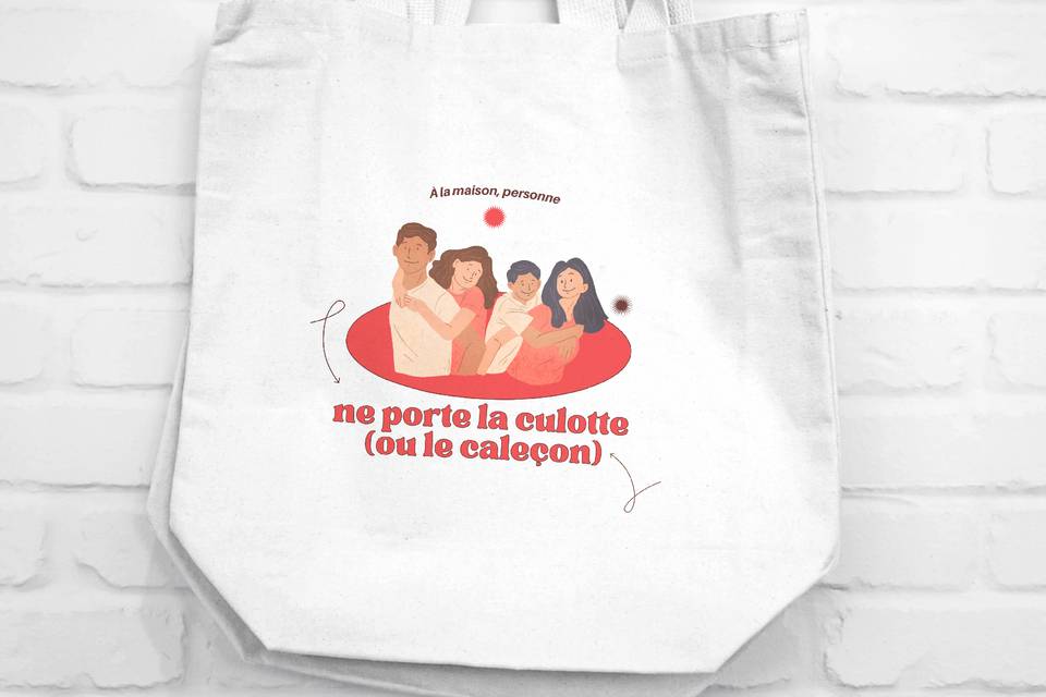 Totebag concept mariage