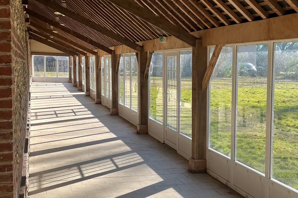 Appentis salle de réception