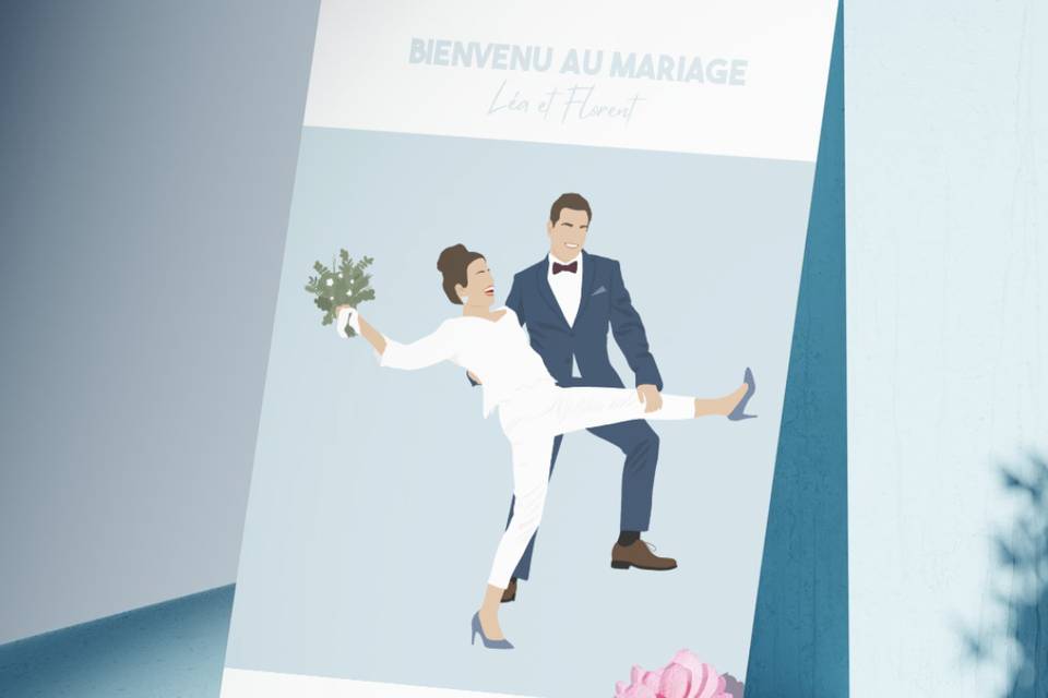 Illustration mariage