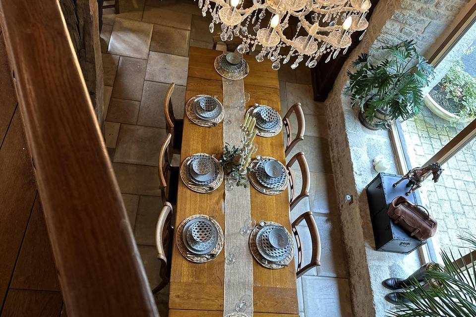 Salle à manger gîte