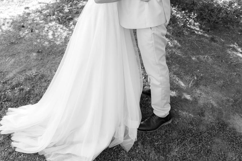 Photo couple noir et blanc