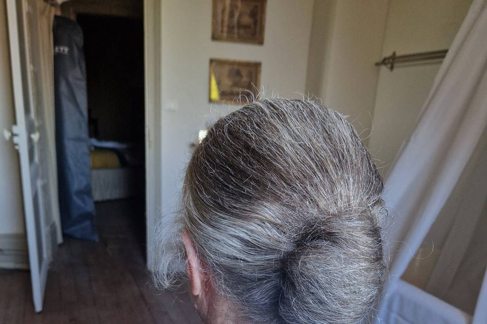 Chignon invitée